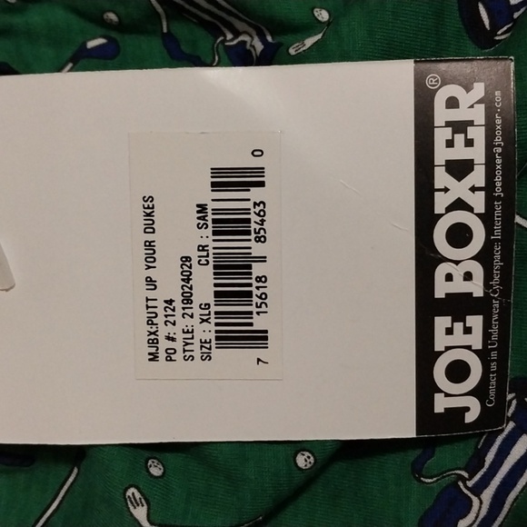 Joe Boxer 'Putt up your Dukes' golf boxers XL NWT - Picture 3 of 5